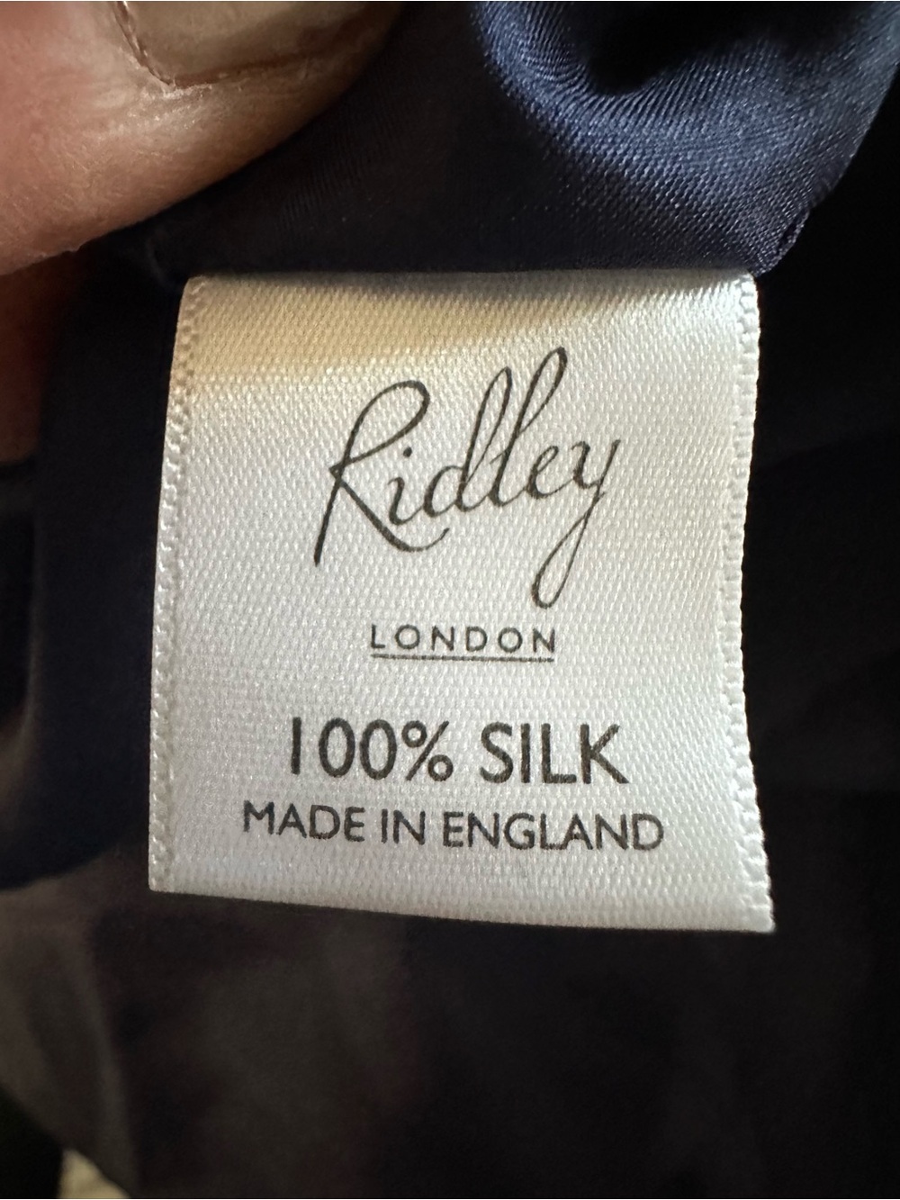 Ridley 100% Silk Blue Floral Halter Maxi Dress - Picture 4 of 7